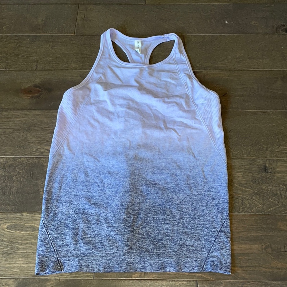 Razor back purple tank